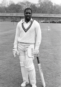 Viv Richards with our bat