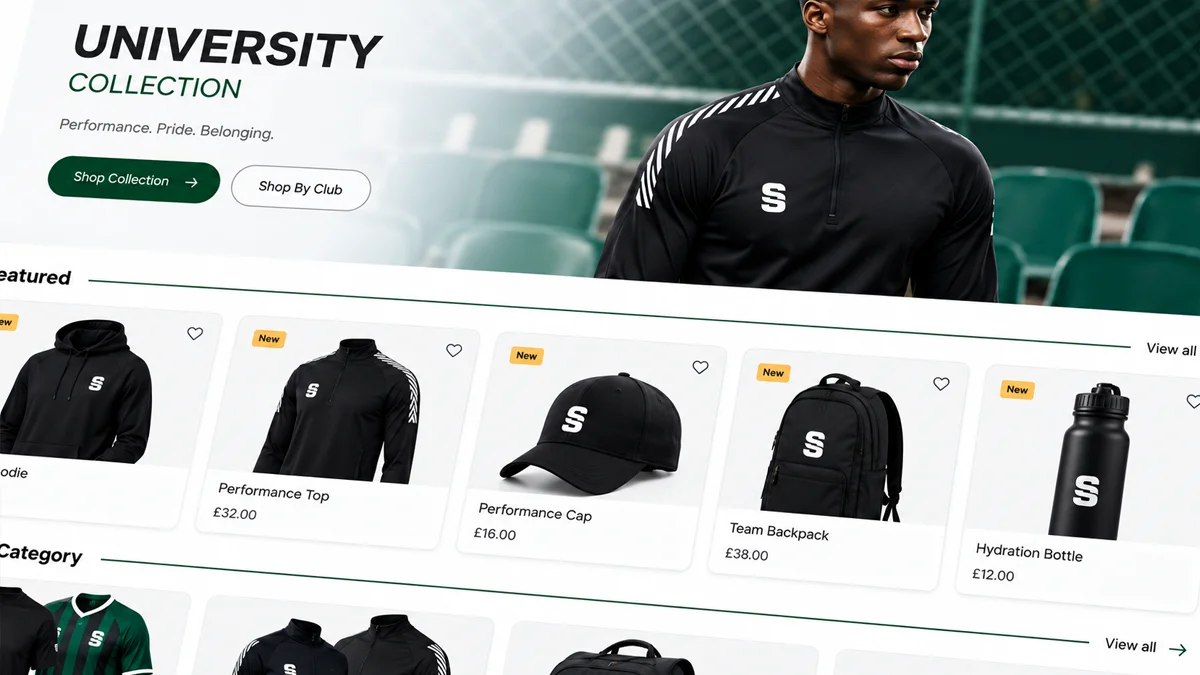 University shop preview