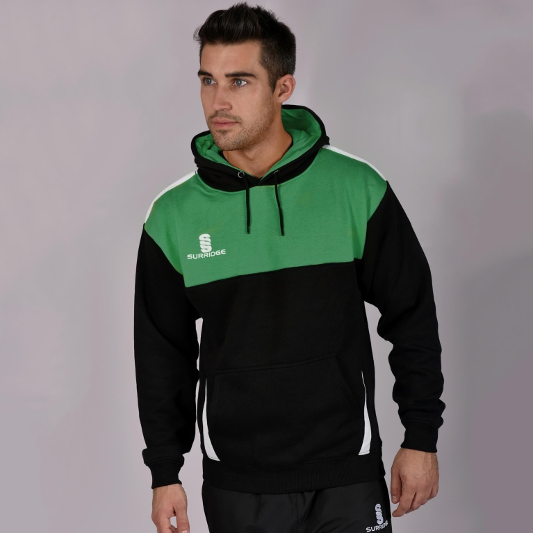 Blade Hoody : Black / Emerald / White