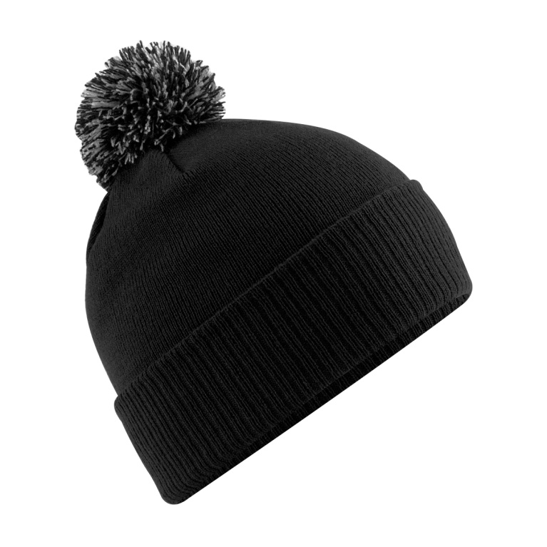 Snowstar Beanie - Black/Grey