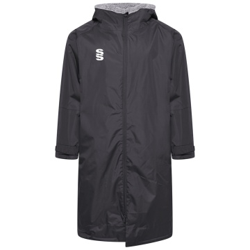 FLEECE ROBE - BLACK