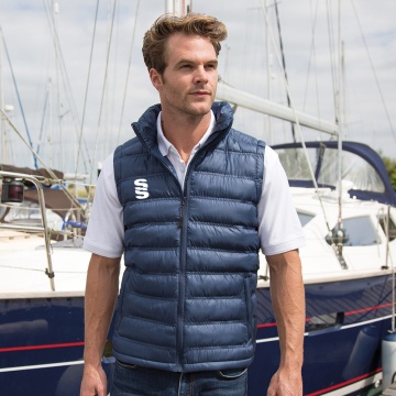 Padded Gilet : Navy