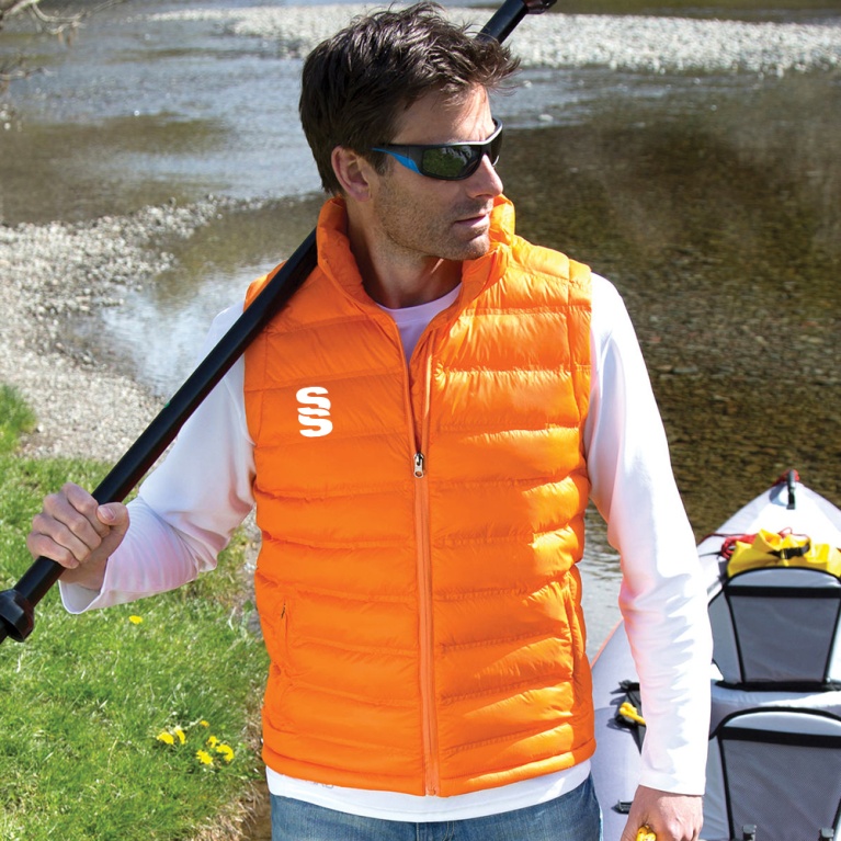 Padded Gilet : Orange