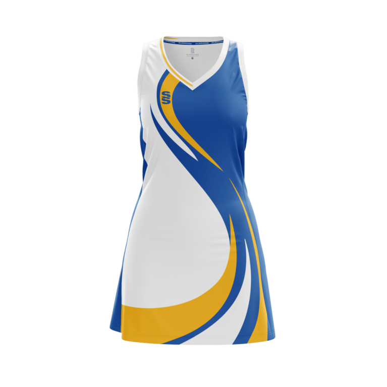 NETBALL DRESS STANDARD BACK - FAST TRACK