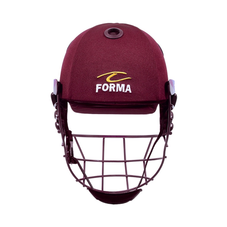 Forma Cricket Helmet - Little Master - Titanium Grill - Maroon