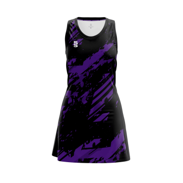 NETBALL DRESS STANDARD BACK - FAST TRACK
