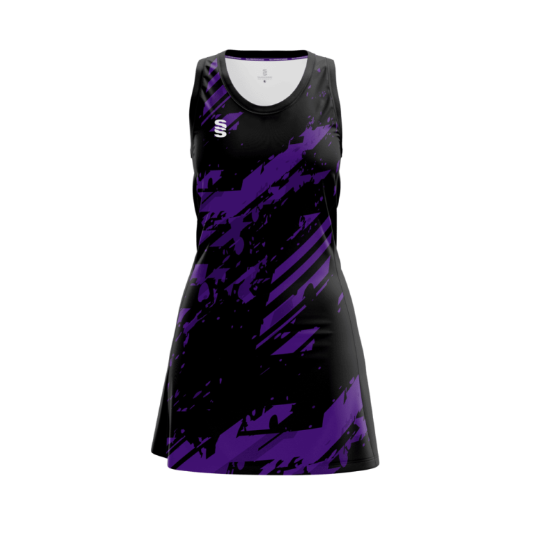NETBALL DRESS STANDARD BACK - FAST TRACK