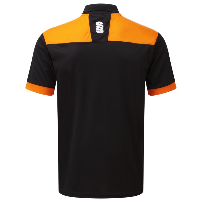 Youth's Blade Polo Shirt : Black/Orange/White