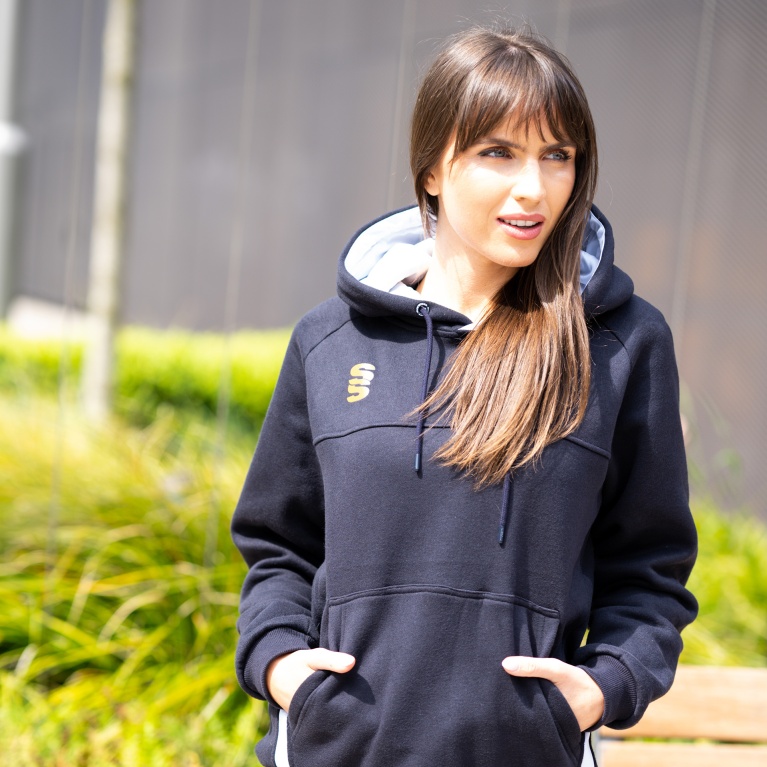 Women's Fuse Hoody : Navy / White