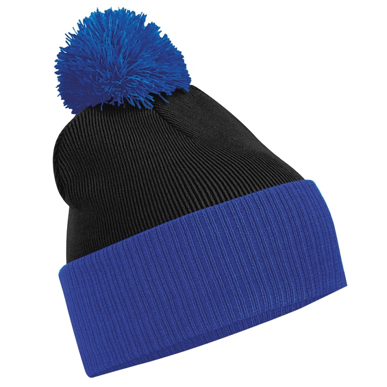 SNOWSTAR TWO TONE BOBBLE - Black/Royal
