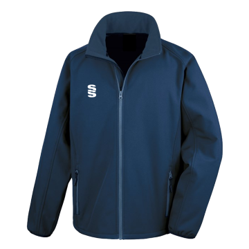 Core Printable Softshell Jacket : Navy
