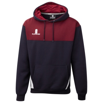 Blade Hoody : Navy / Maroon / White