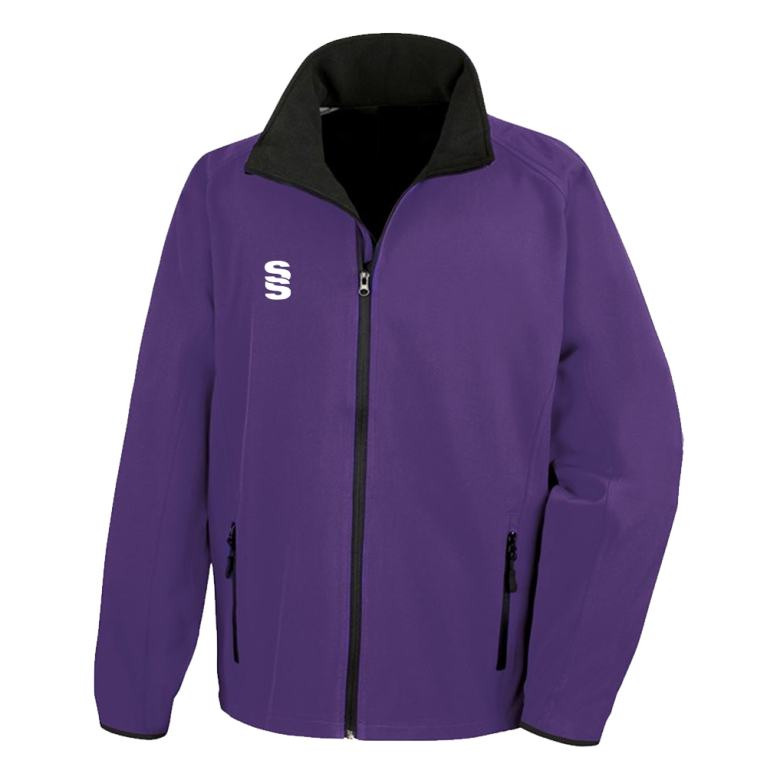 Core Printable Softshell Jacket : Purple