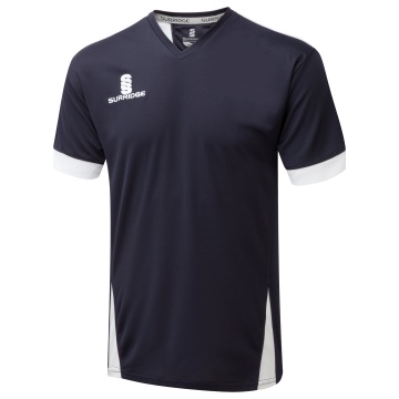 Women's Blade Training Shirt : Navy / White