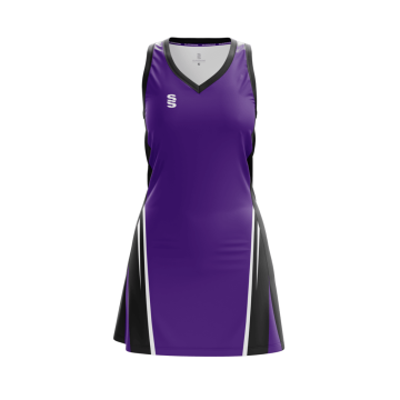 NETBALL DRESS STANDARD BACK - FAST TRACK