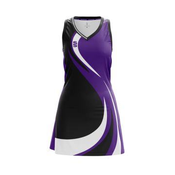 NETBALL DRESS STANDARD BACK - FAST TRACK