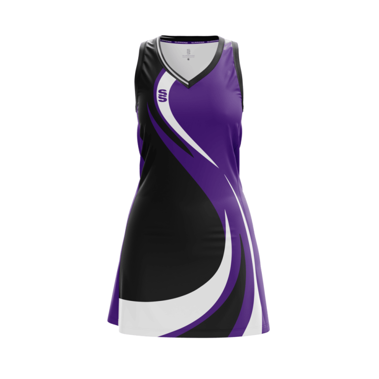 NETBALL DRESS STANDARD BACK - FAST TRACK