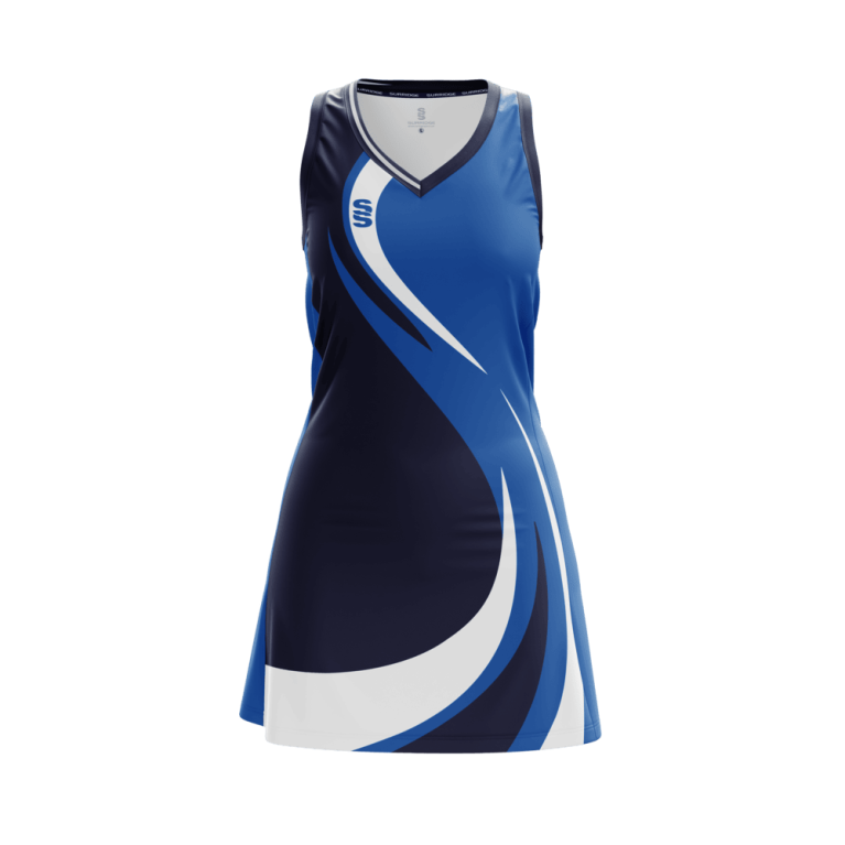 NETBALL DRESS STANDARD BACK - FAST TRACK