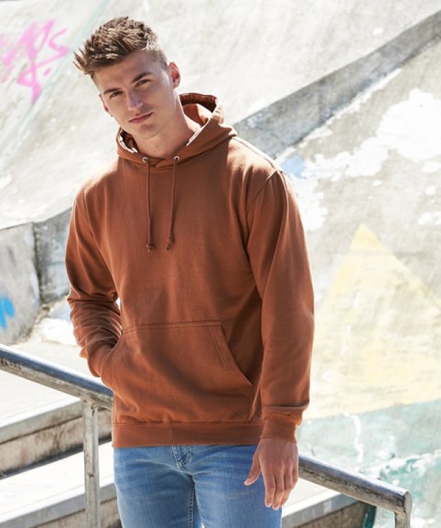 Polyester /  Cotton Hoody - Grey Marl