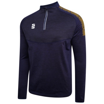 1/4 Zip Dual Performance Top : Navy