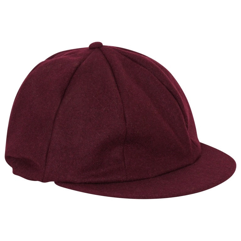 Baggy Cricket Cap - Maroon