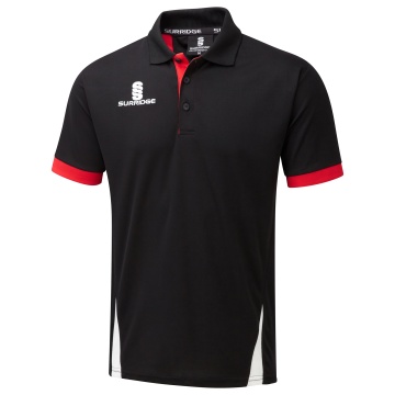 Blade Polo Shirt : Black/Red/White