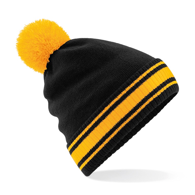 Stadium Beanie : Black/Gold