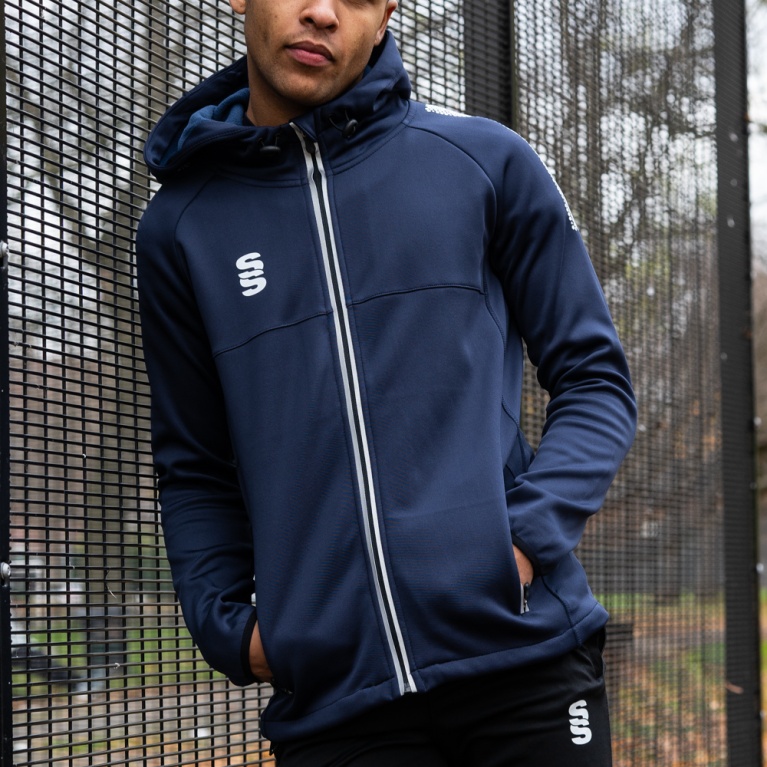 Youth's Dual Full Zip Hoody : Navy