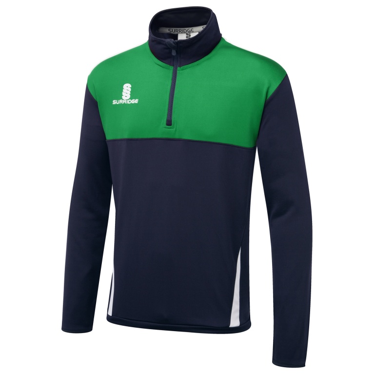 Blade Performance Top : Navy / Emerald / White