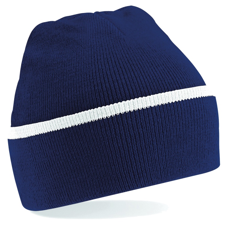 Teamwear Beanie : Navy/White