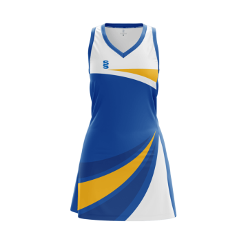 NETBALL DRESS STANDARD BACK - FAST TRACK