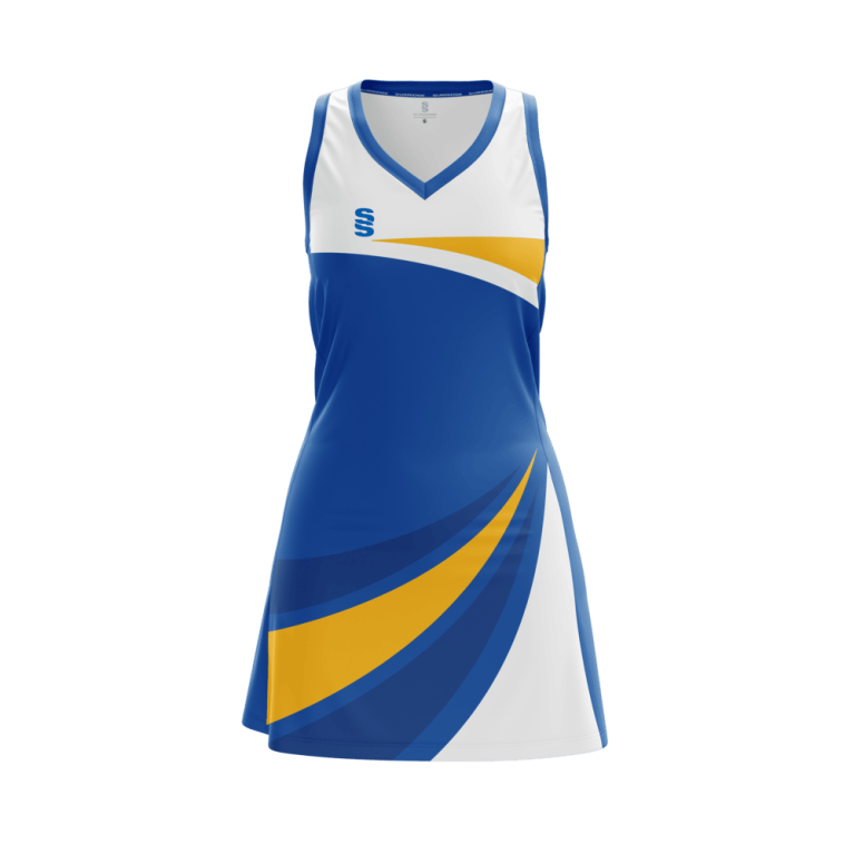 NETBALL DRESS STANDARD BACK - FAST TRACK