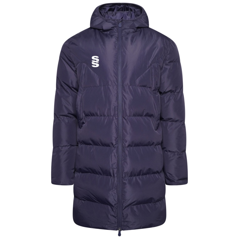 Active Long Padded Jacket - Navy