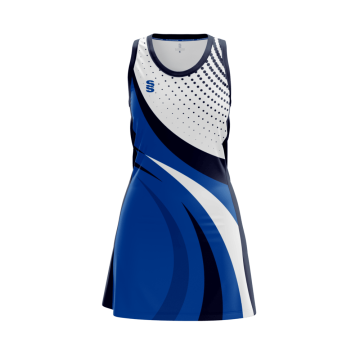 NETBALL DRESS STANDARD BACK - FAST TRACK