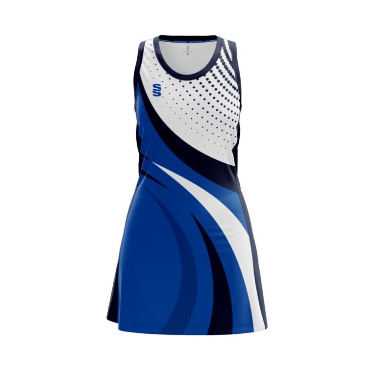 NETBALL DRESS STANDARD BACK - FAST TRACK