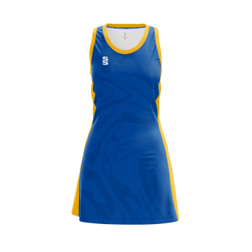 NETBALL DRESS STANDARD BACK - FAST TRACK