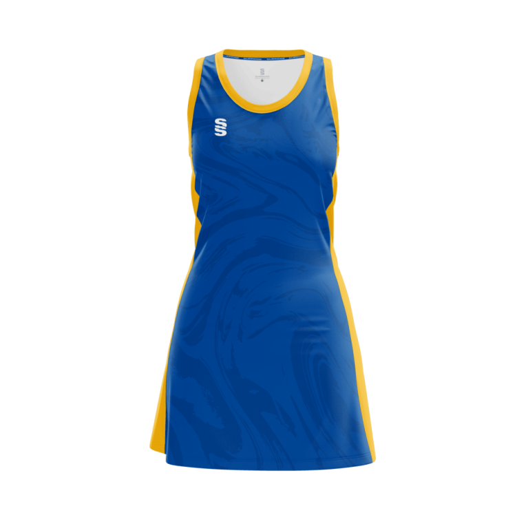 NETBALL DRESS STANDARD BACK - FAST TRACK