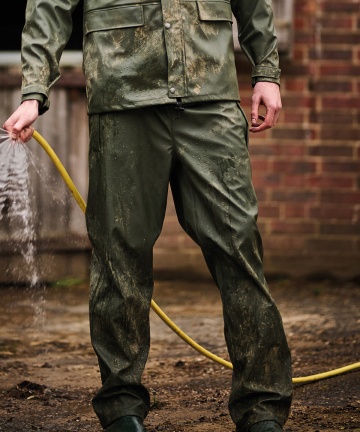 STORMFLEX OVERTROUSERS-Bottle Green