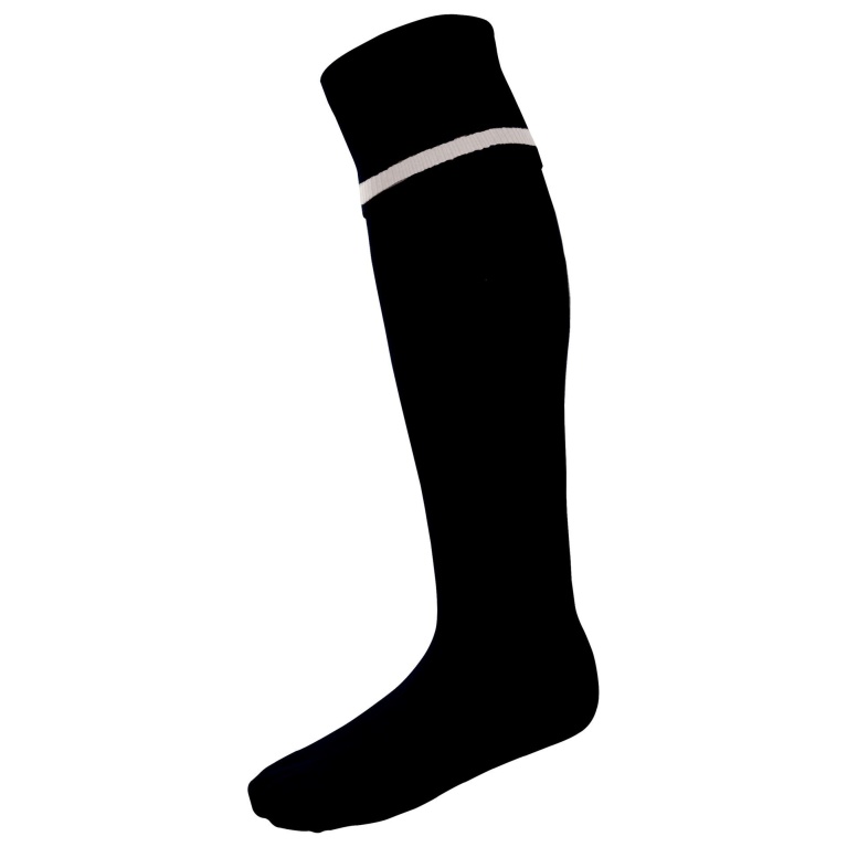 Single Band Sock - Black/White