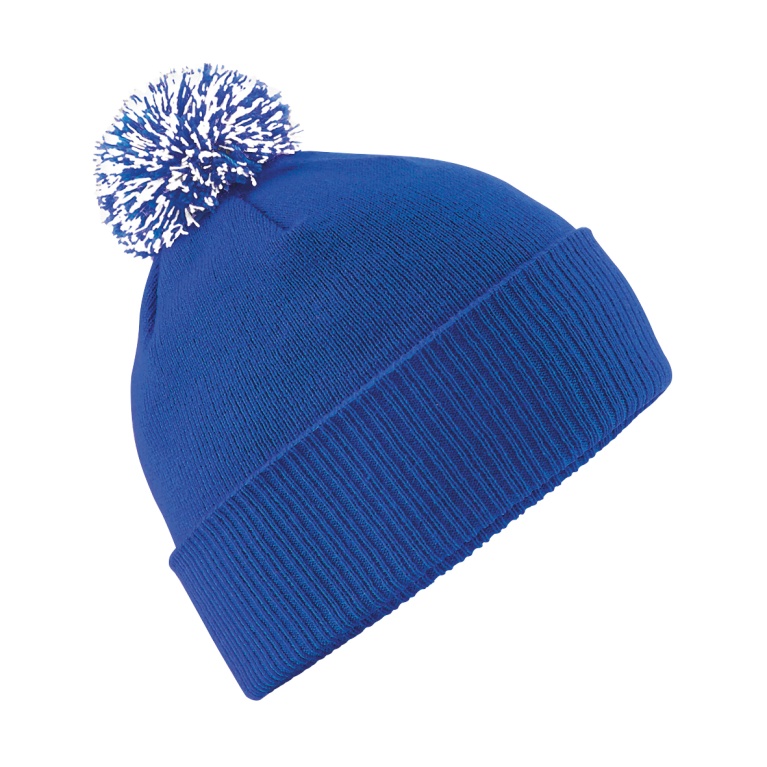 Snowstar Beanie - Royal/White