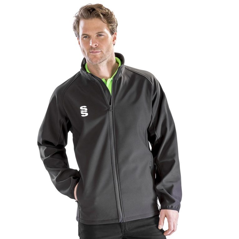 Core Printable Softshell Jacket : Black