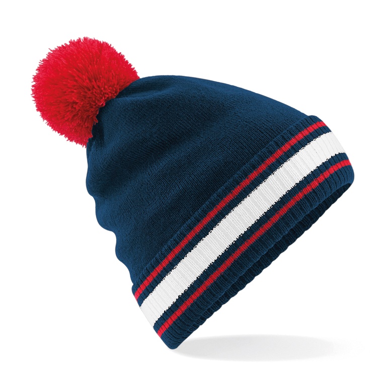 Stadium Beanie : Navy/Red/White