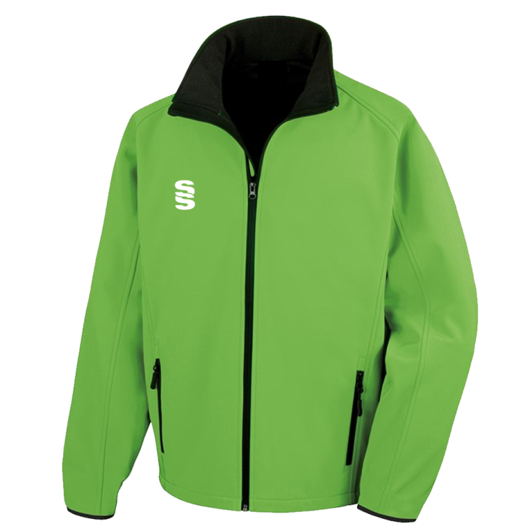 Core Printable Softshell Jacket : Vivid Green