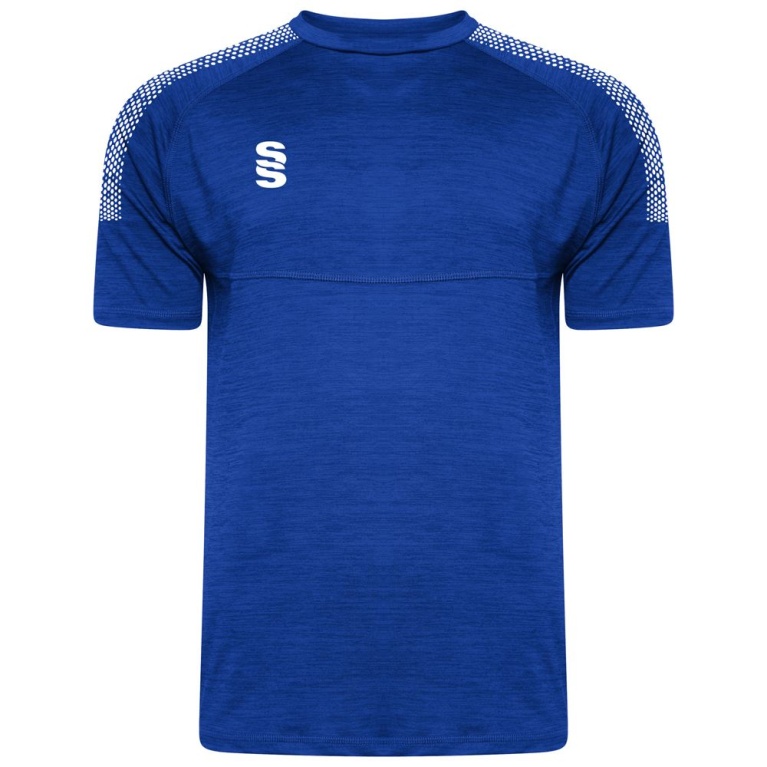 Dual Gym T-shirt : Royal Melange
