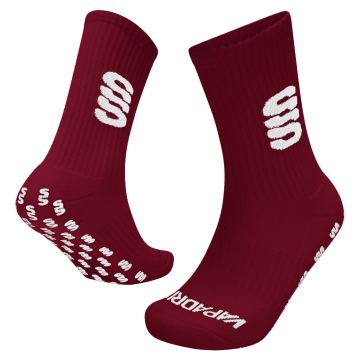Quarter Gripper Sock : Maroon