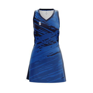 NETBALL DRESS STANDARD BACK - FAST TRACK