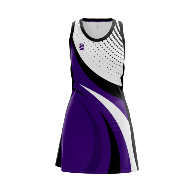 NETBALL DRESS STANDARD BACK - FAST TRACK