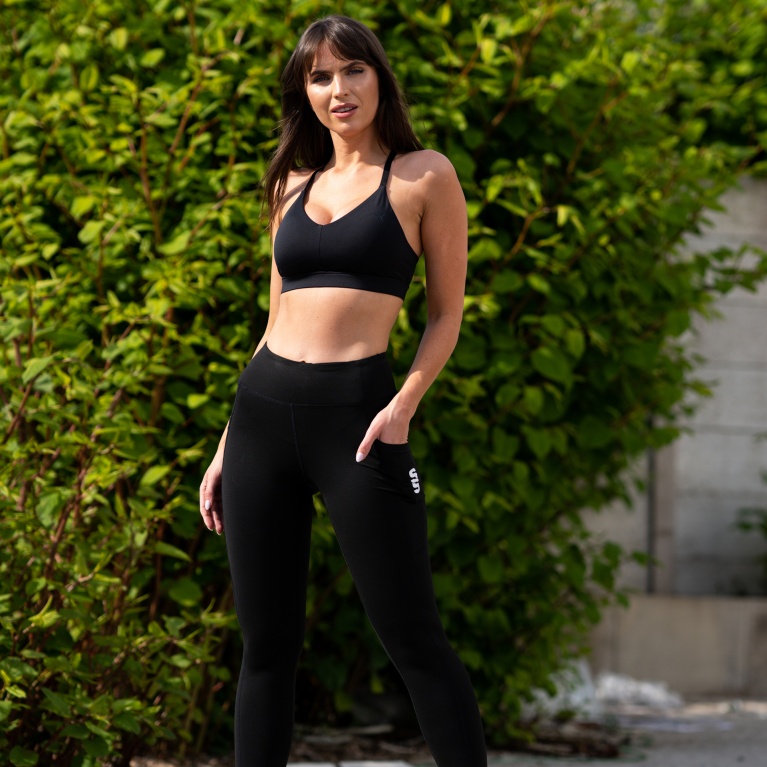 Performance Full Length Leggings : Black