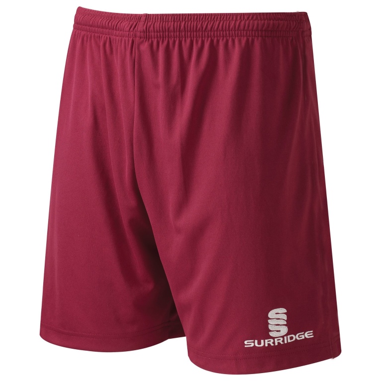 Surridge Match Short Maroon