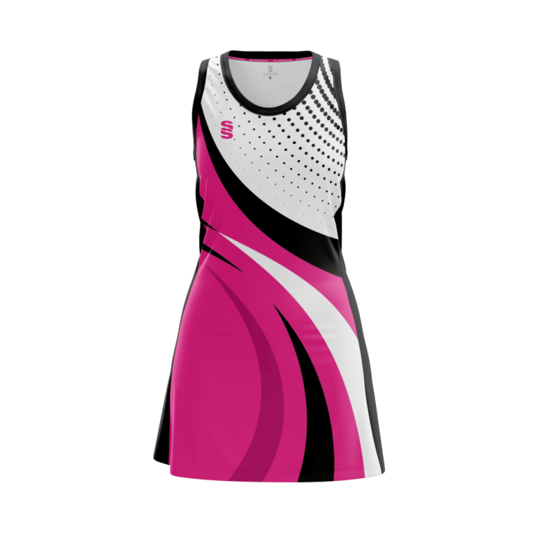 NETBALL DRESS STANDARD BACK - FAST TRACK